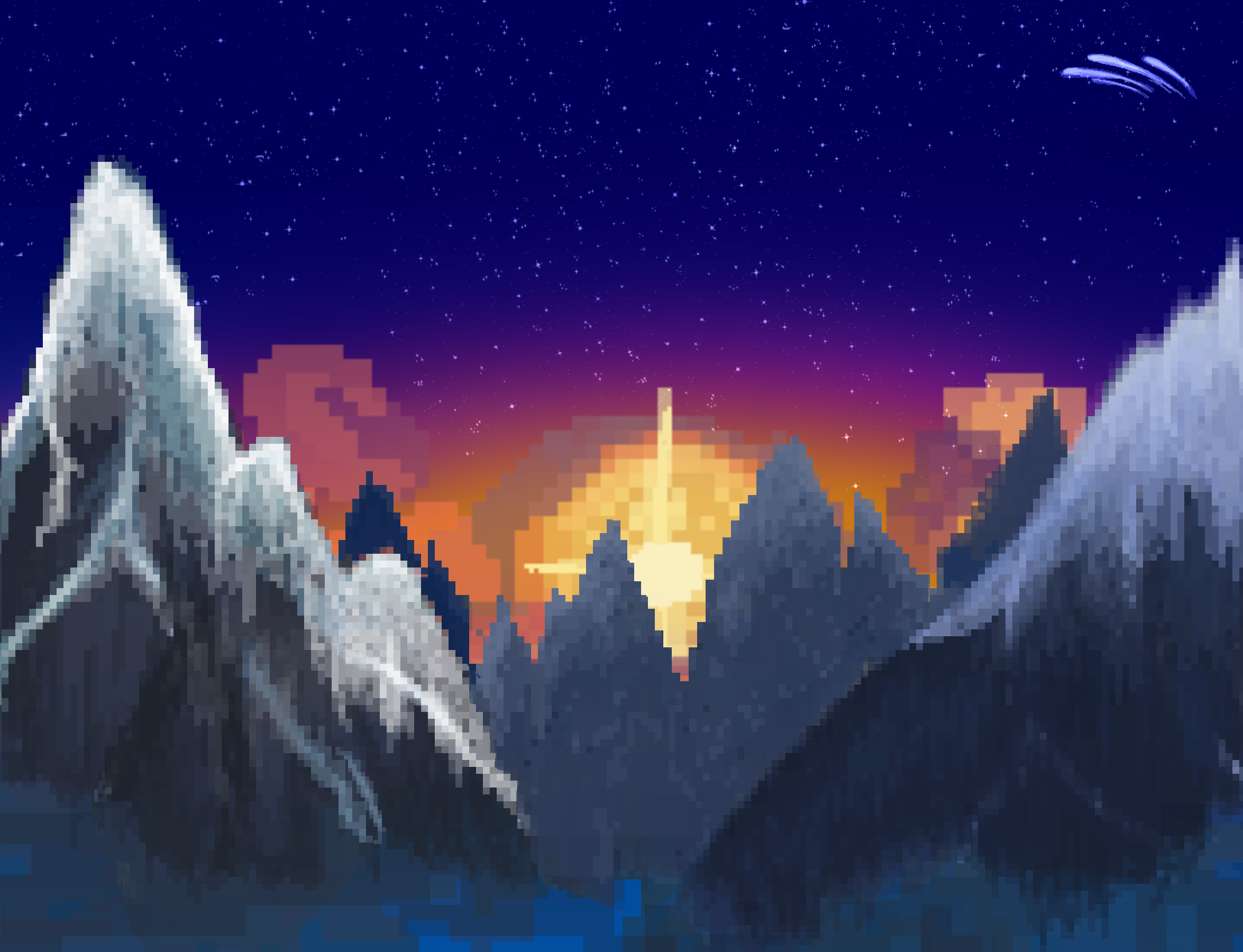 Space Cat: Arte del fondo